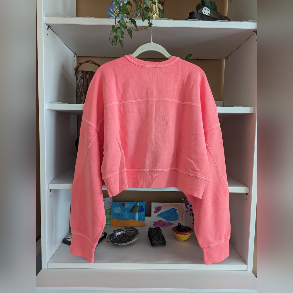 Offline By Aerie Throwback Snap Fleece Crewneck Sweatshirt - Picture 2 of 4